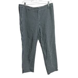 Vineyard Vines Women's Cropped Navy White Polka Dot Pants